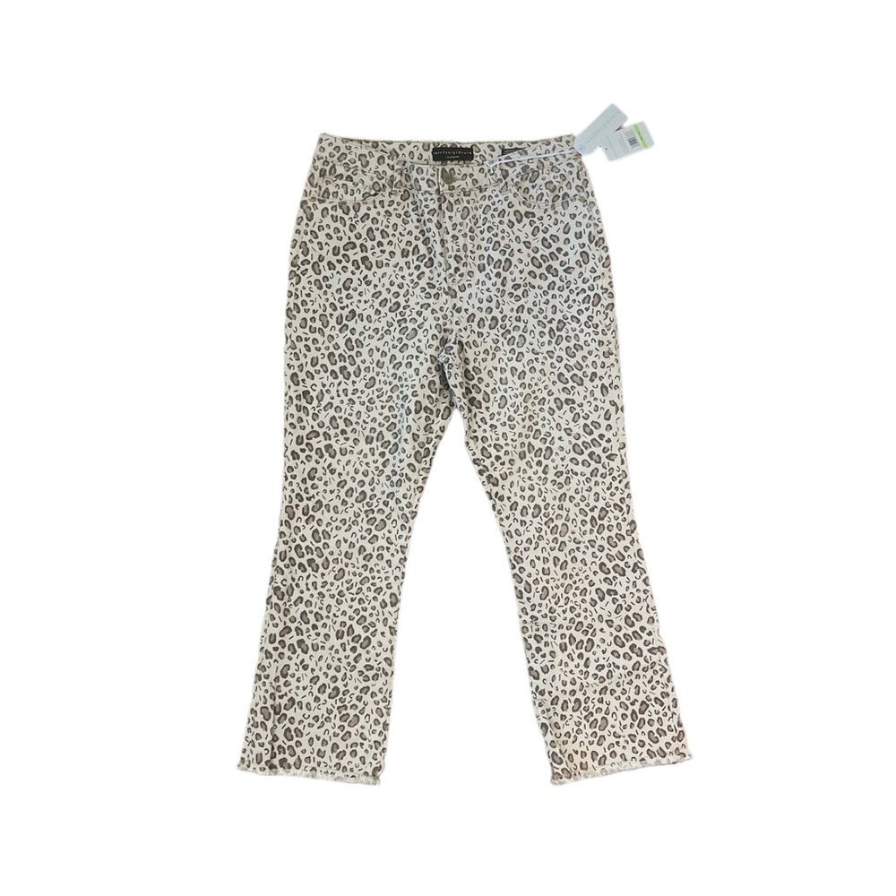 Sanctuary Denim Hand Crafted Animal Print jeans